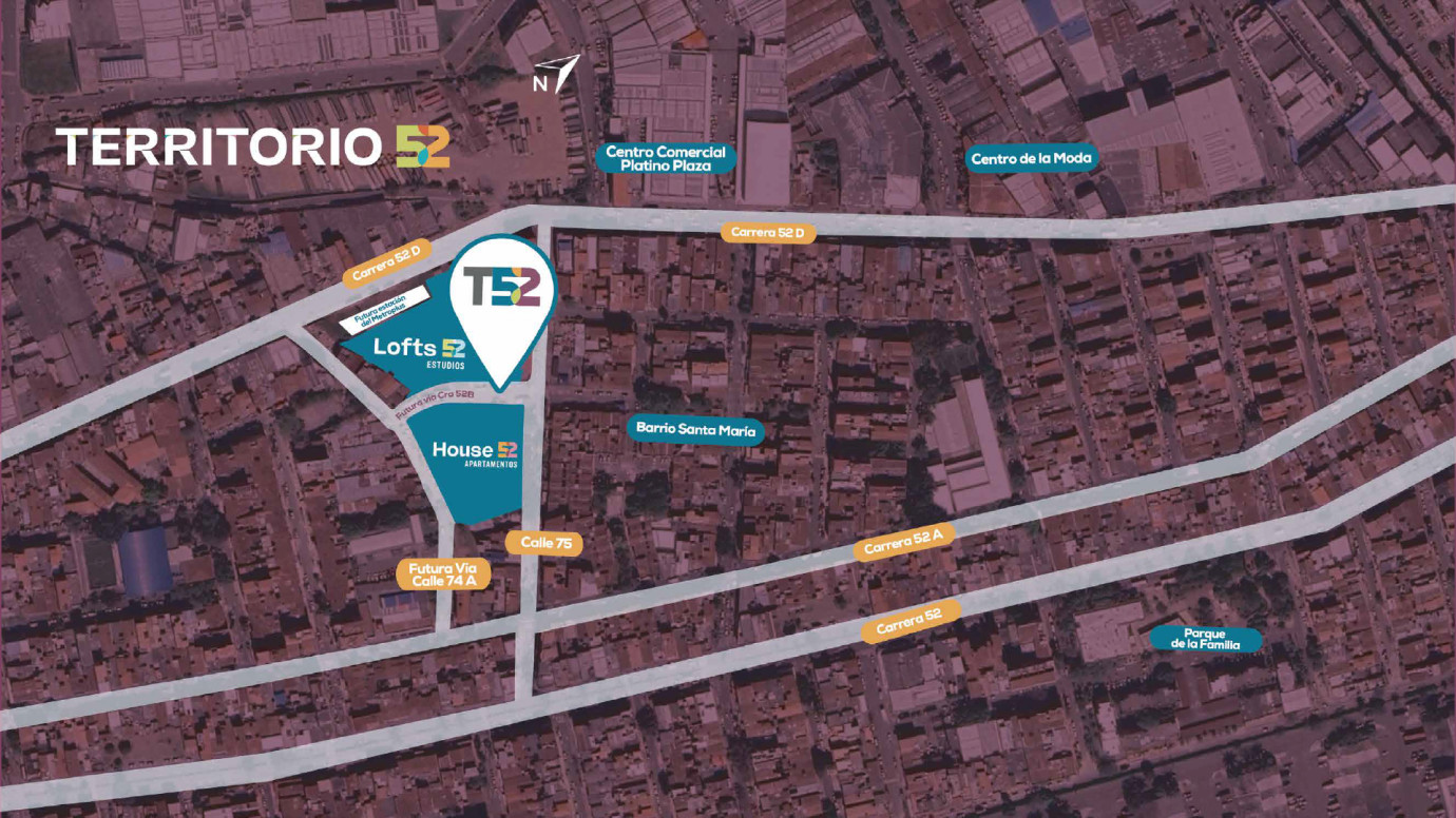 Localización Lofts 52