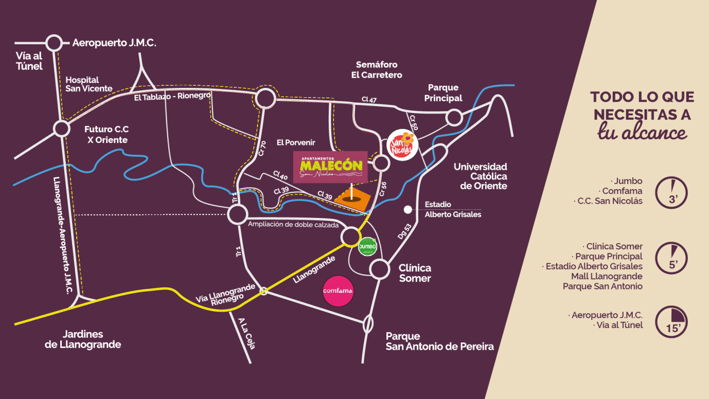 Localización Malecón San Nicolás 