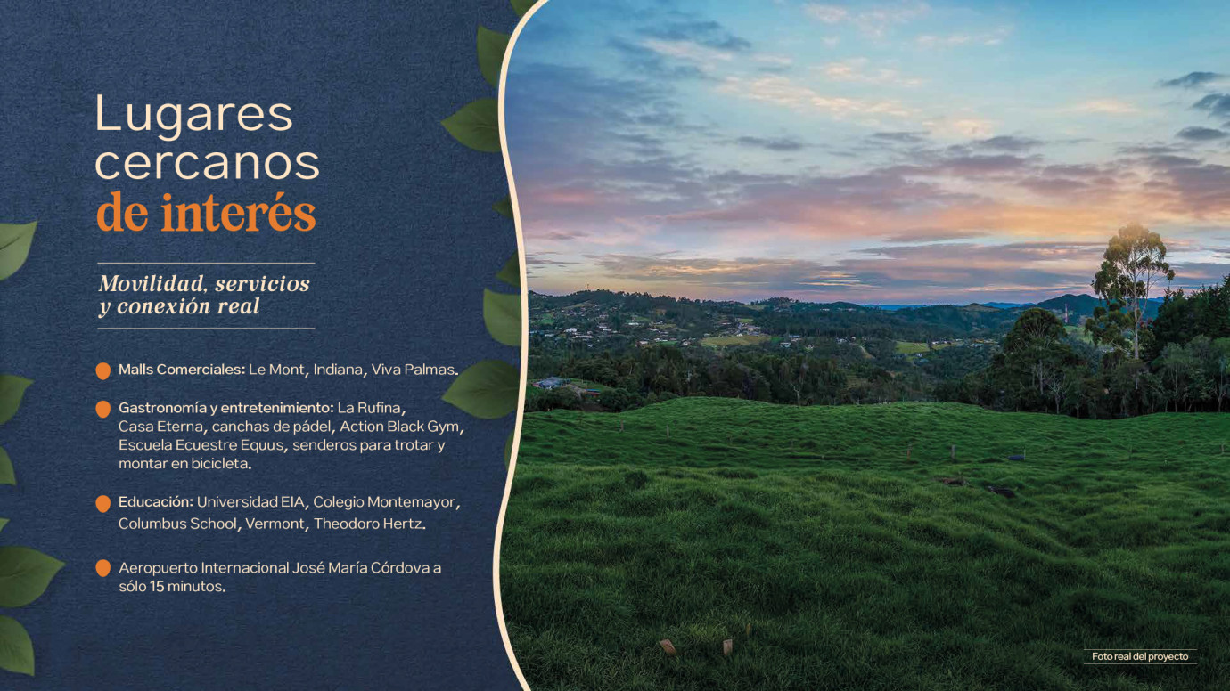 Localización Terrazul Reserva